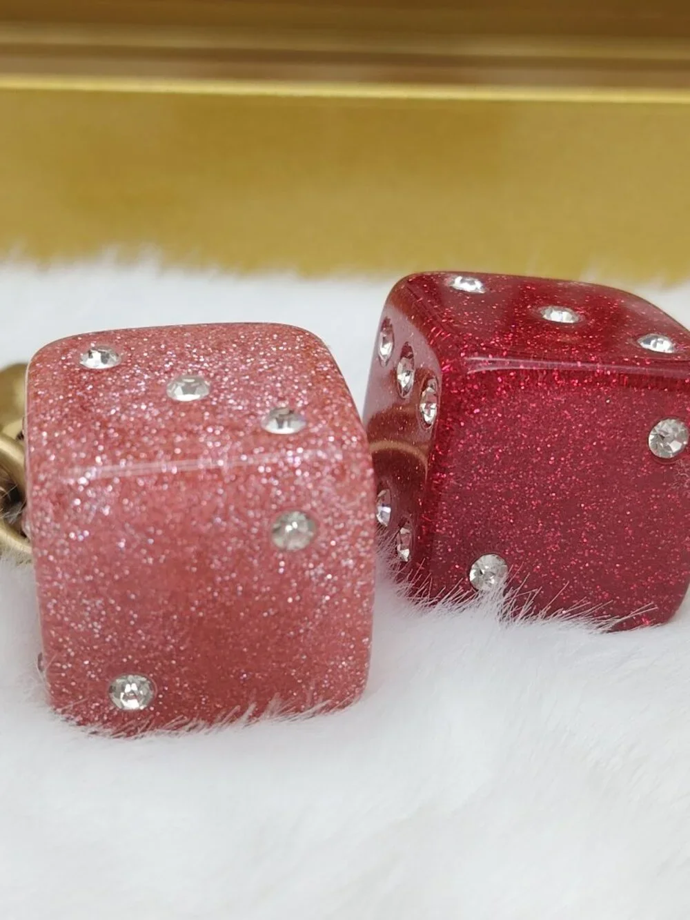 Coach Dice Bag Charm Keychain Coach Bag Accessories